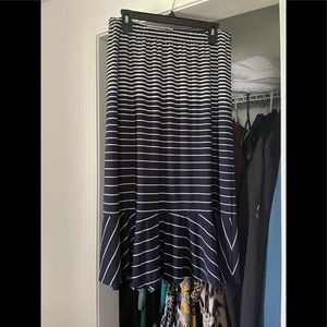 Cato striped skirt